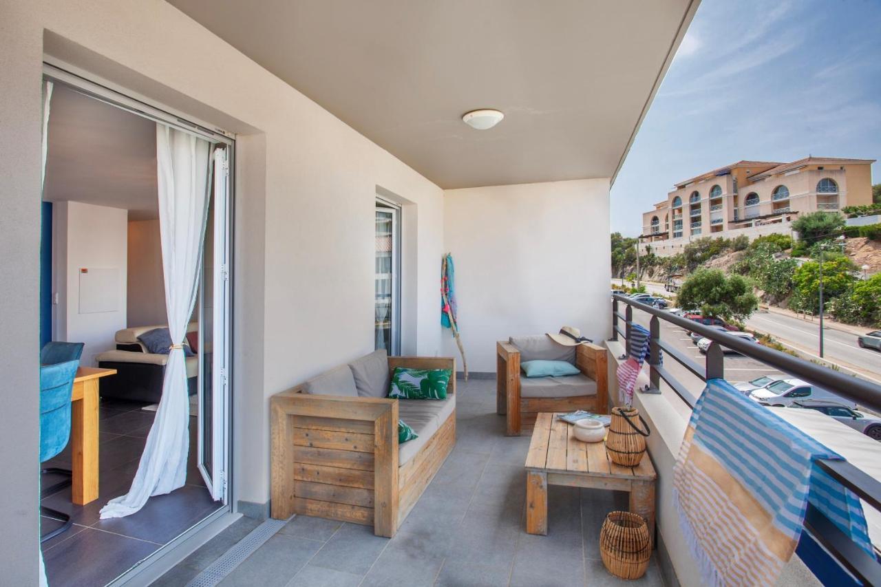 Apartmán La Marinella - Charmant Appt Climatise LʼÎle-Rousse Exteriér fotografie